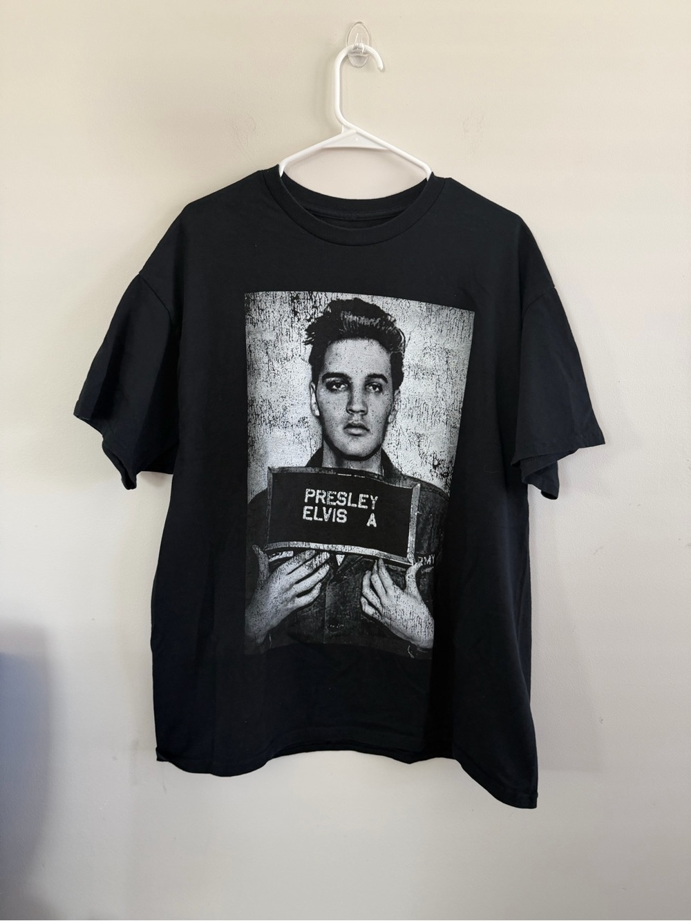 Elvis Presley Black Short-Sleeve Graphic Tee
